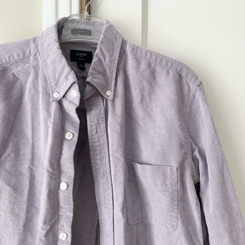 J. Crew | Men’s Lilac Slim Fit Oxford Shirt